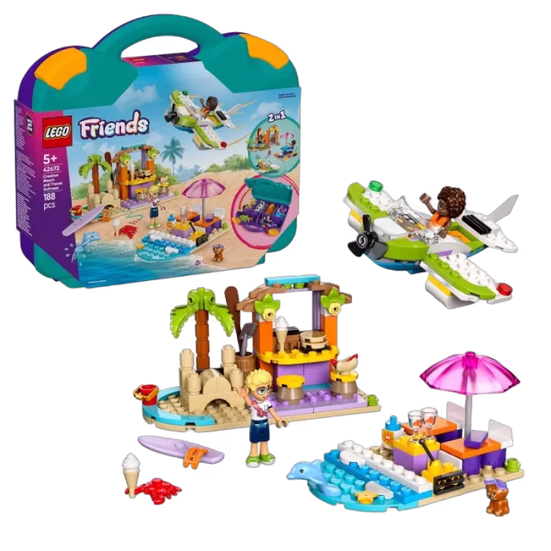 LEGO Friends 42672 Kreativ strand och resväska