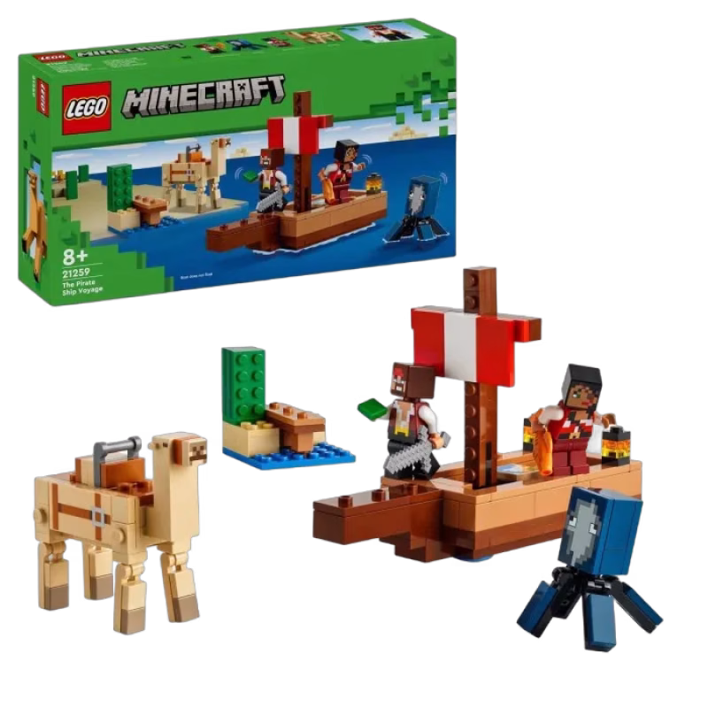LEGO Minecraft 21259 Piratskeppsresan