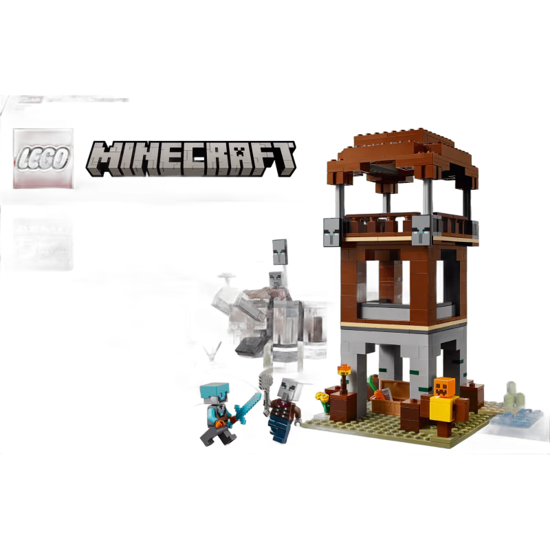 LEGO Minecraft 21278 Plundrarvakttorn och vildtjur