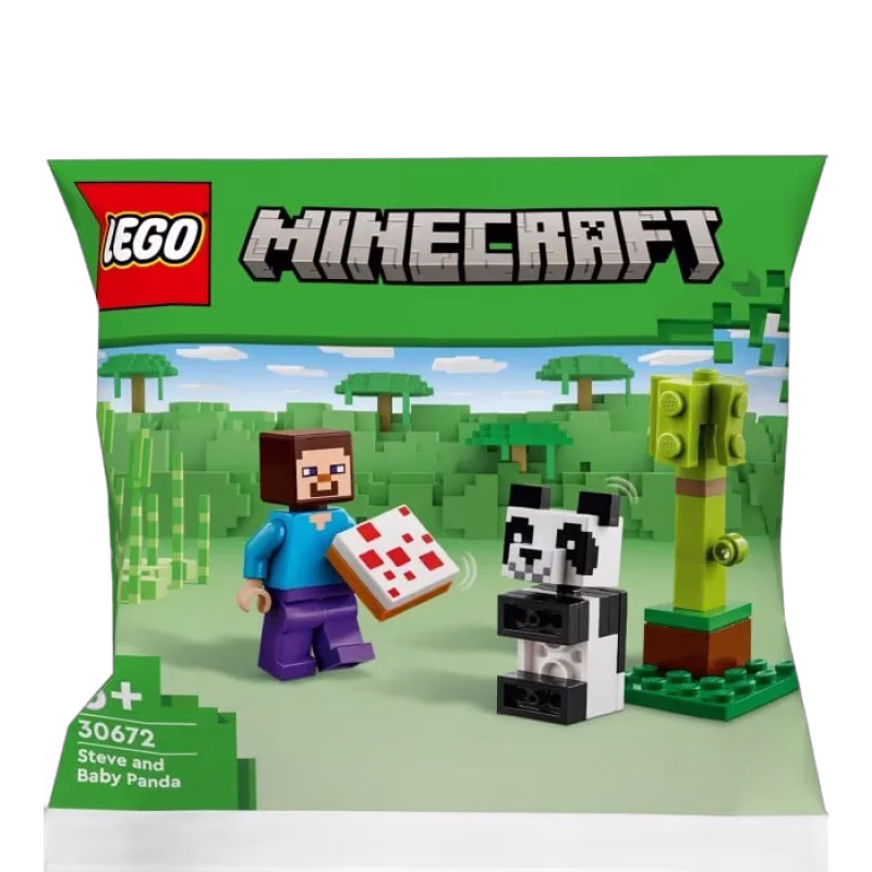 LEGO Minecraft 30672 Steve och pandaunge