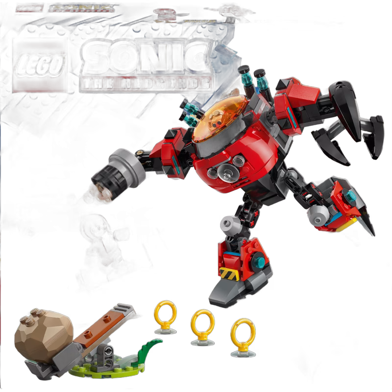 LEGO Sonic 77005 Knuckles mot Dr. Eggmans Egg Crusher robot