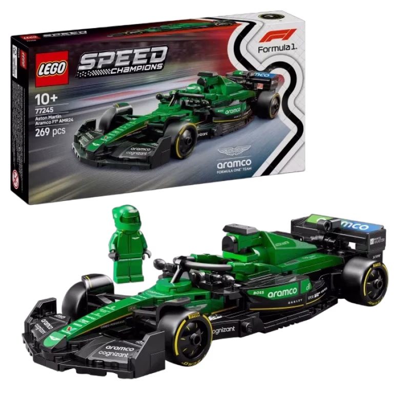 LEGO Speed Champions 77245 Aston Martin Aramco F1 AMR24 racerbil