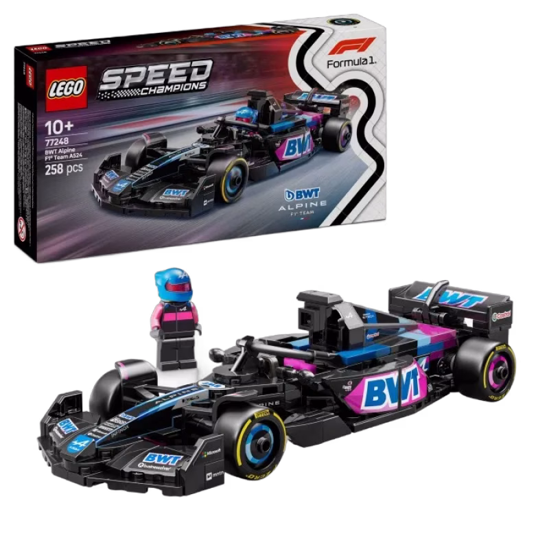 LEGO Speed Champions 77248 BWT Alpine F1 Team A524 racerbil