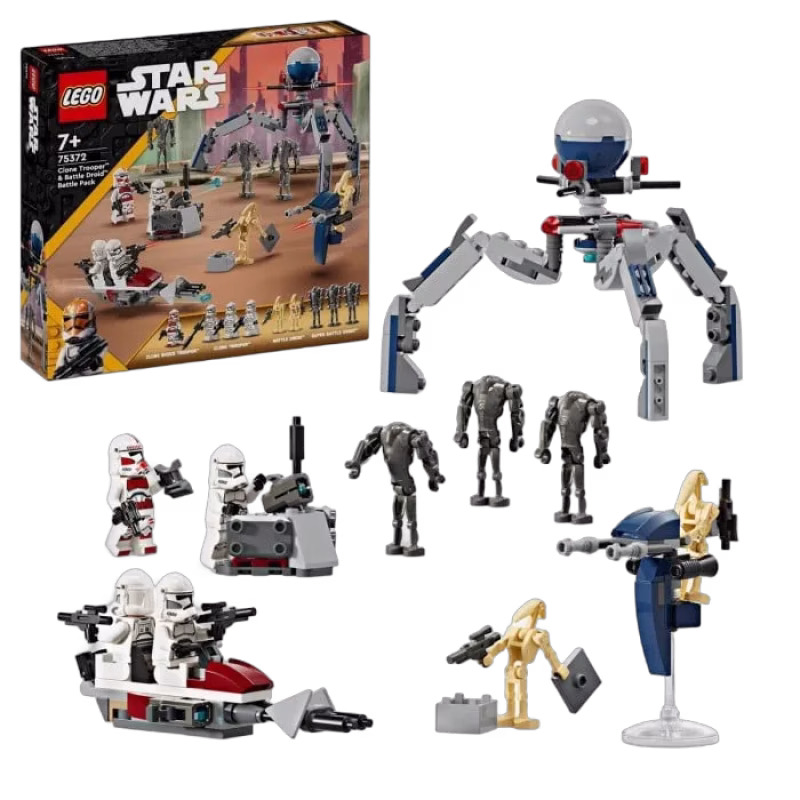 LEGO Star Wars 75372 Clone Trooper & Battle Droid Battle Pack