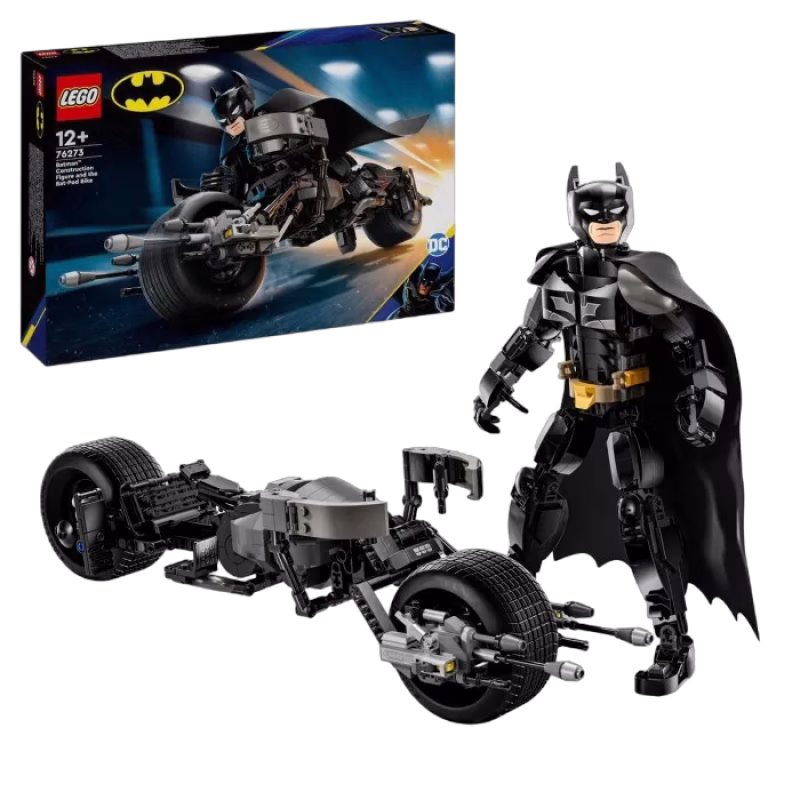 LEGO Super Heroes DC 76273 Batman byggfigur och Batpod-cykeln