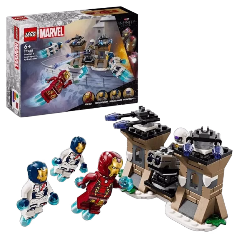 LEGO Super Heroes Marvel 76288 Iron Man & Iron Legion mot Hydrasoldat