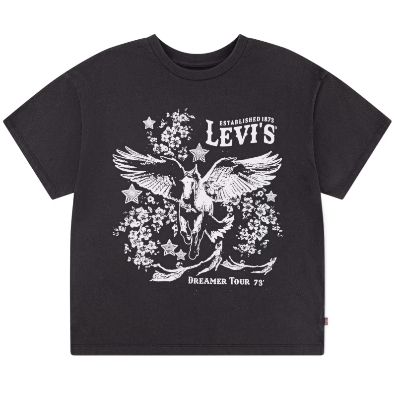 Levi's LVG Retro T-shirt, Jet Black, 164