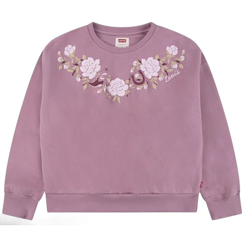 Levi's LVG Rose Front Tuck Sweatshirt, Lilas Levi's, 152