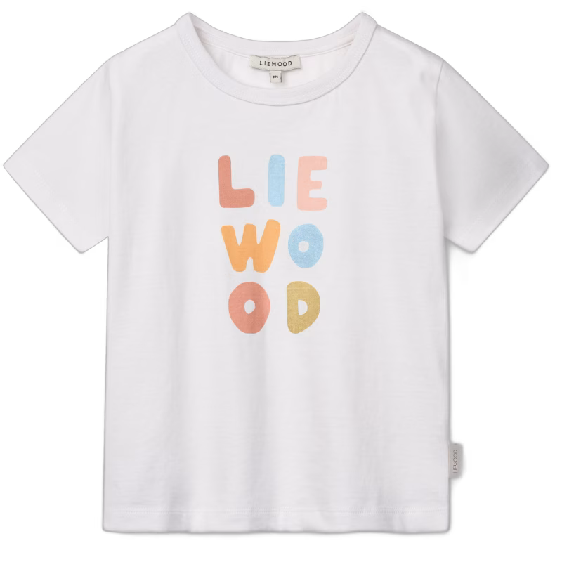 LIEWOOD Apia Placement T-shirt, Liewood Pale tuscany/Crisp white, 128