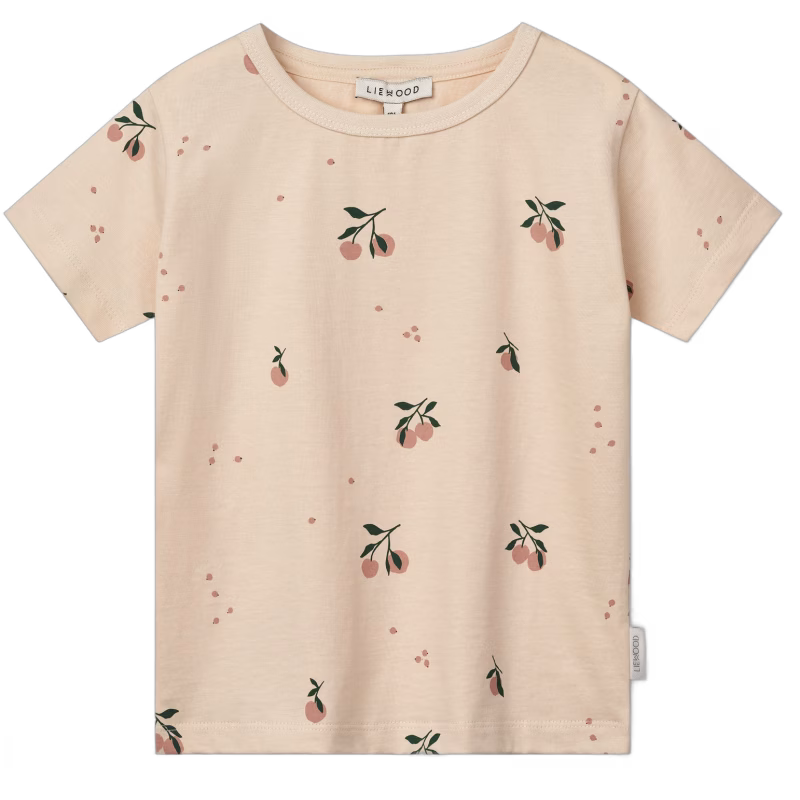 LIEWOOD Apia T-shirt, Peach/Sea shell, 98