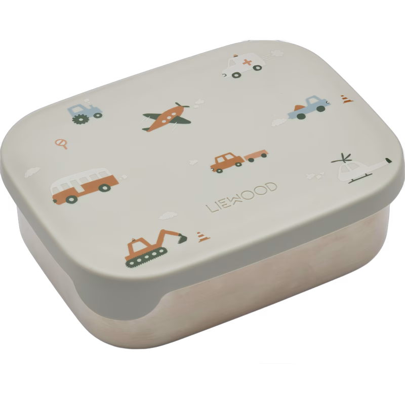 LIEWOOD Arthur Matlåda och Falk Flaska, Vehicles/ Dove Blue