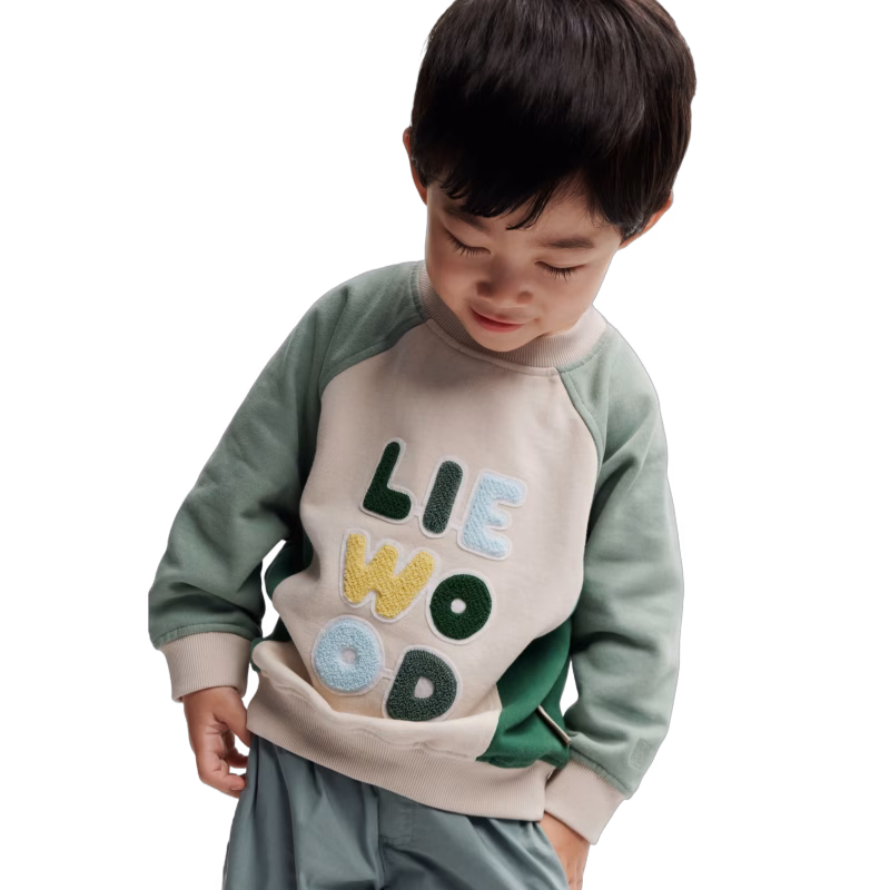 LIEWOOD Aude Sweatshirt, Peppermint/Sandy, 110