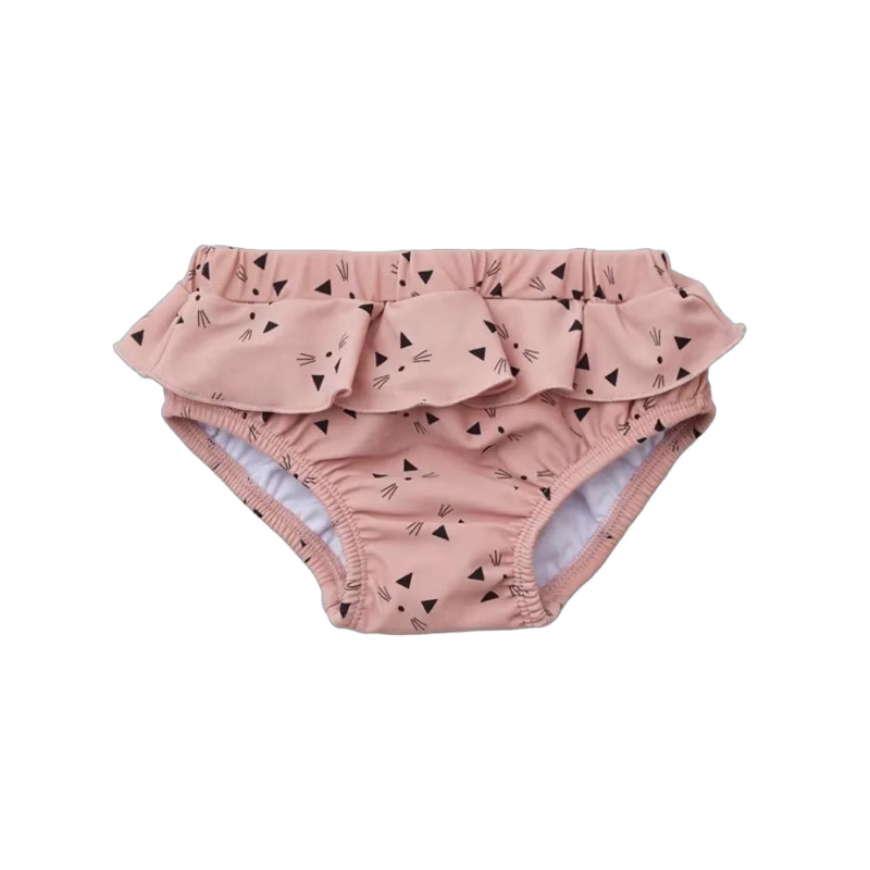 Liewood badbyxa Elise med volang stl 56/62, cat rose