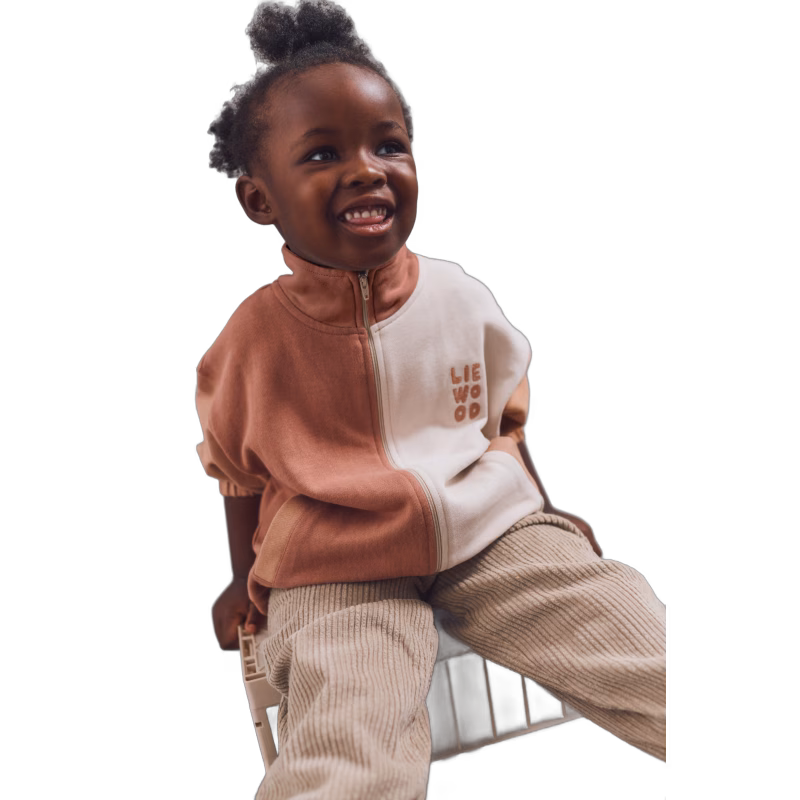 LIEWOOD Cassius Zip Tröja, Tuscany Rose Multi Mix, 110-116