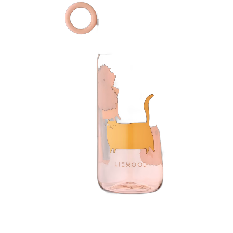 LIEWOOD Clemence Vattenflaska 350 ml, Cats &  Dogs/Sandy