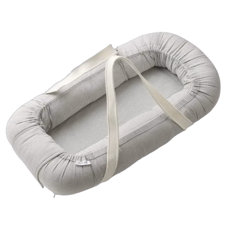 Liewood Gro Babynest Randig (Blue Wave/ Creme de la Creme)