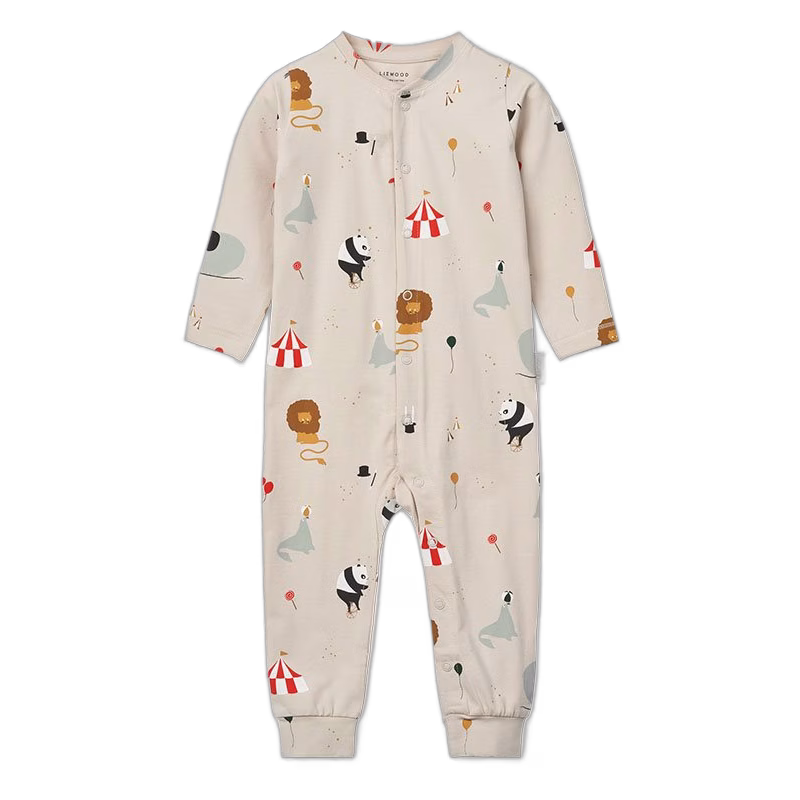 Liewood pyjamas Birk stl 56, circus/sandy