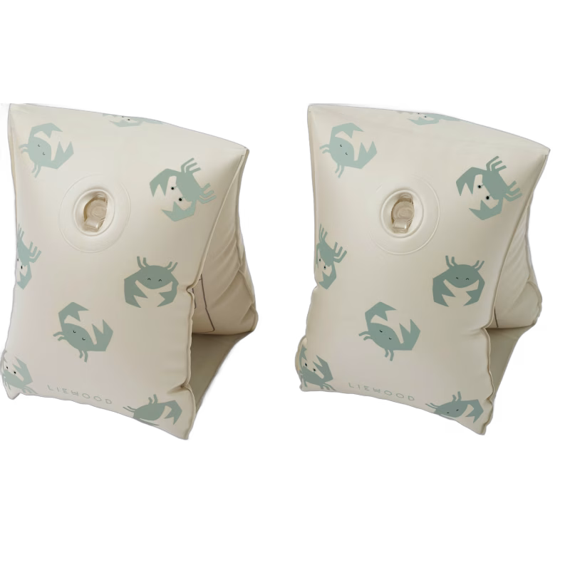 LIEWOOD Shirley Printed Armpuffar 2-Pack, Crab/Sandy, 0-15 kg