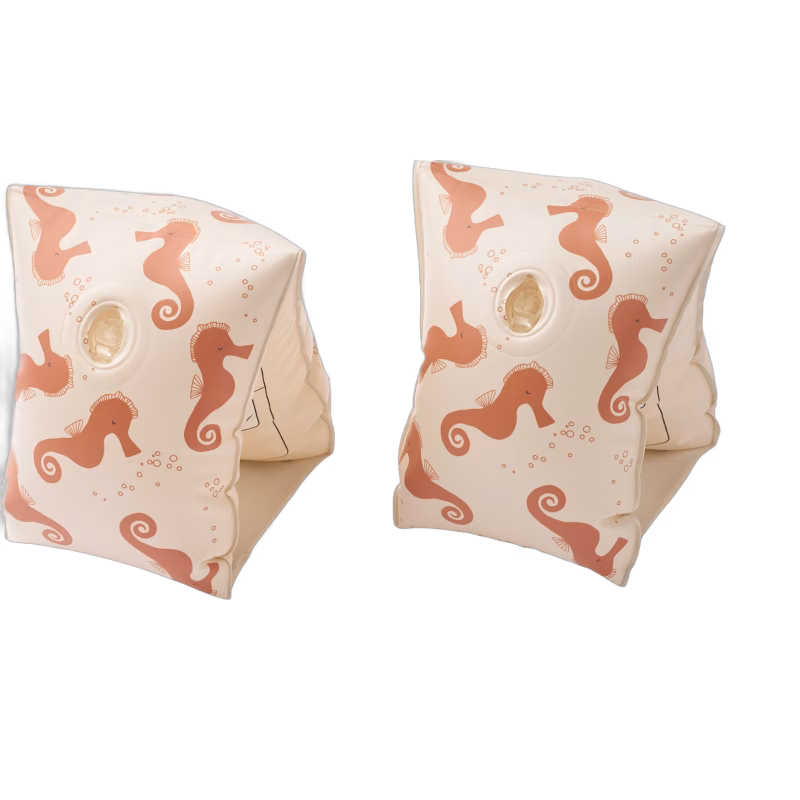 LIEWOOD Shirley Printed Armpuffar 2-Pack, Seahorse/Apple Blossom, 0-15 kg