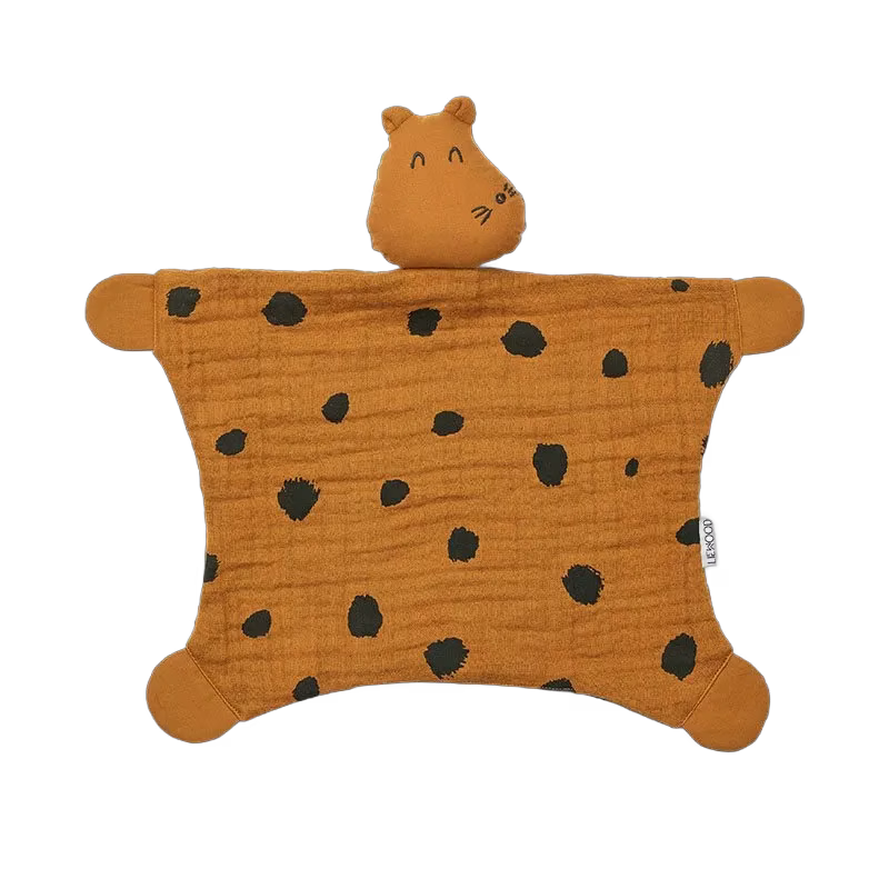 Liewood snuttefilt Addison, leopard/golden caramel