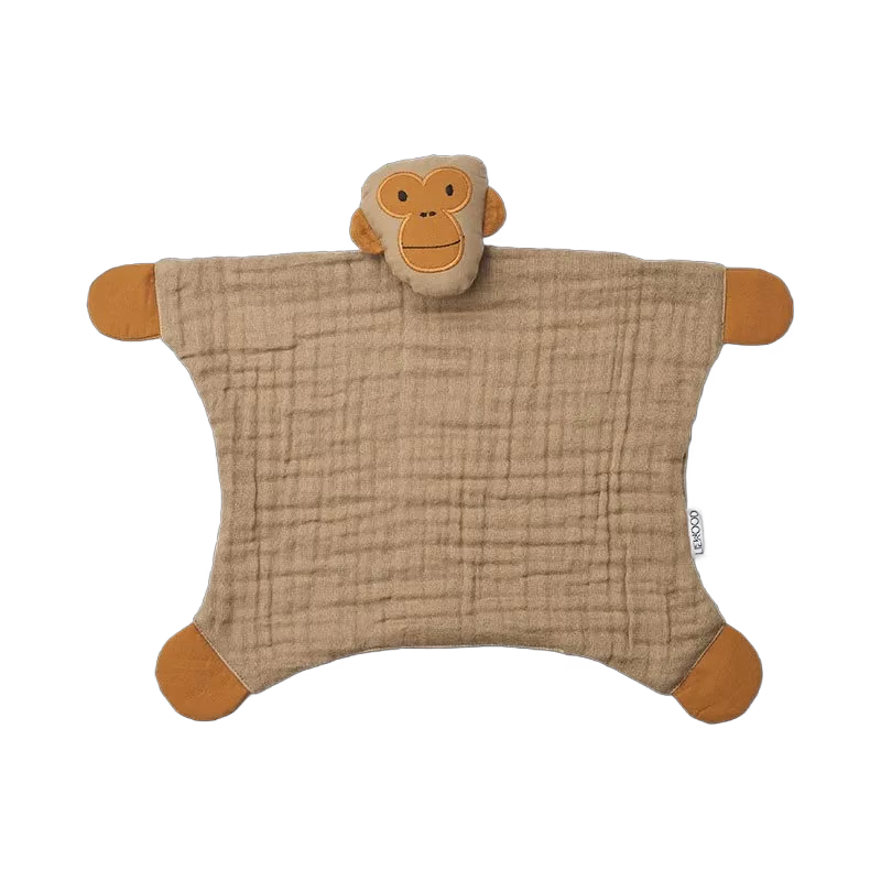 Liewood snuttefilt Addison, monkey/oat