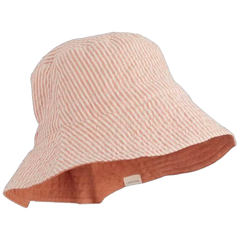 Liewood solhatt Buddy vändbar stl 6-9m, tuscany rose