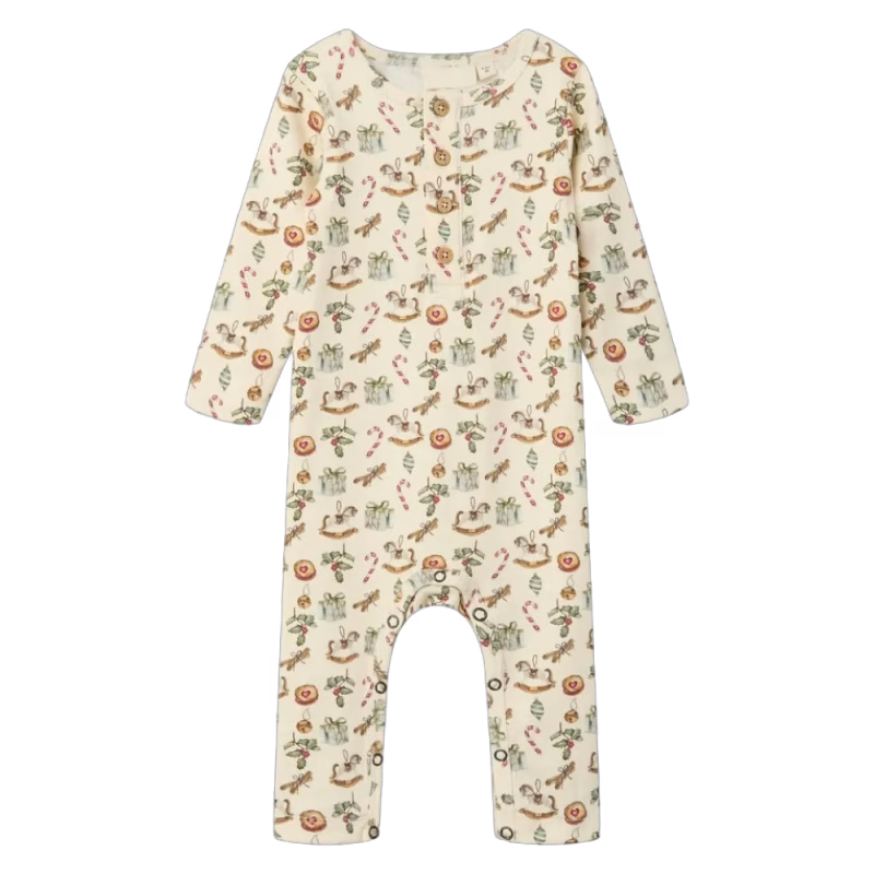 LIL' ATELIER Långärmad Jumpsuit Gio Turtledove