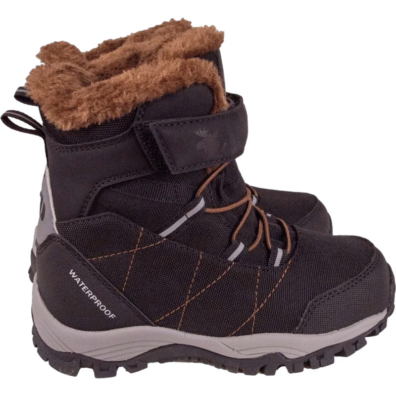Lindberg Arctic Mid Vinterkängor, Black/Brown, 32