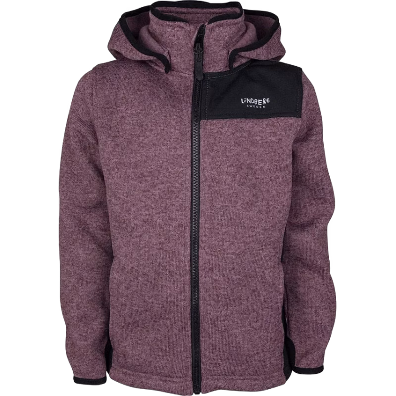 Lindberg Bormio Fleecejacka, Dusty Mauve, 170