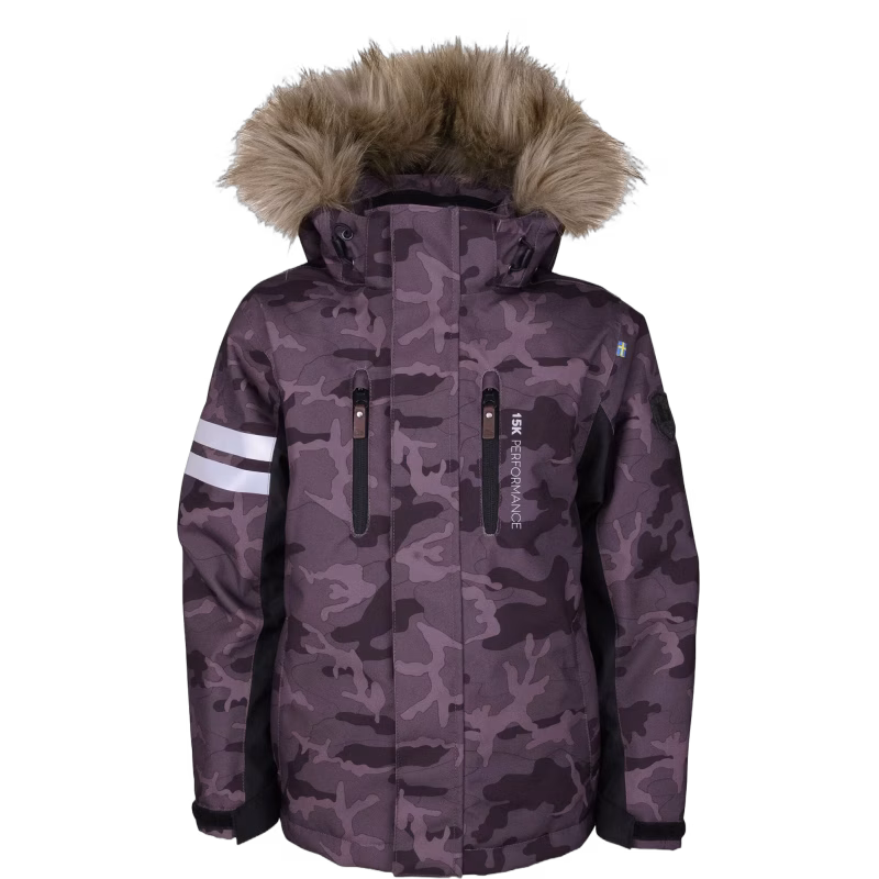 Lindberg Camo Vinterjacka, Dusty Mauve, 170