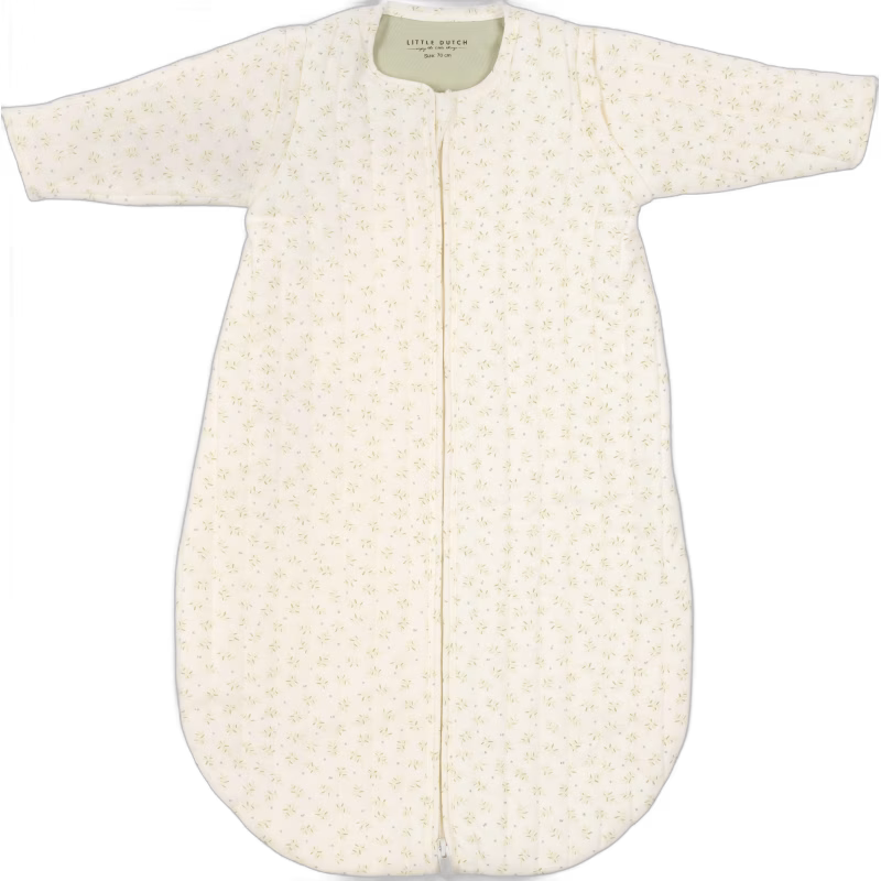 Little Dutch Blueberry Leaves Vinter Sovpåse 90 cm, Grön