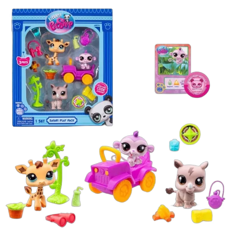 Littlest Pet Shop Safari Play Figurer