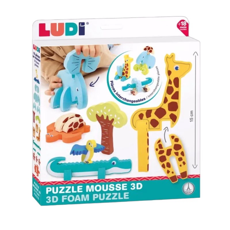Ludi 3D skumpussel