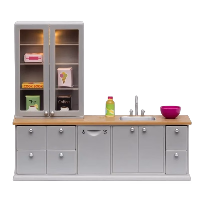 Lundby Diskho + Diskmaskin Grå