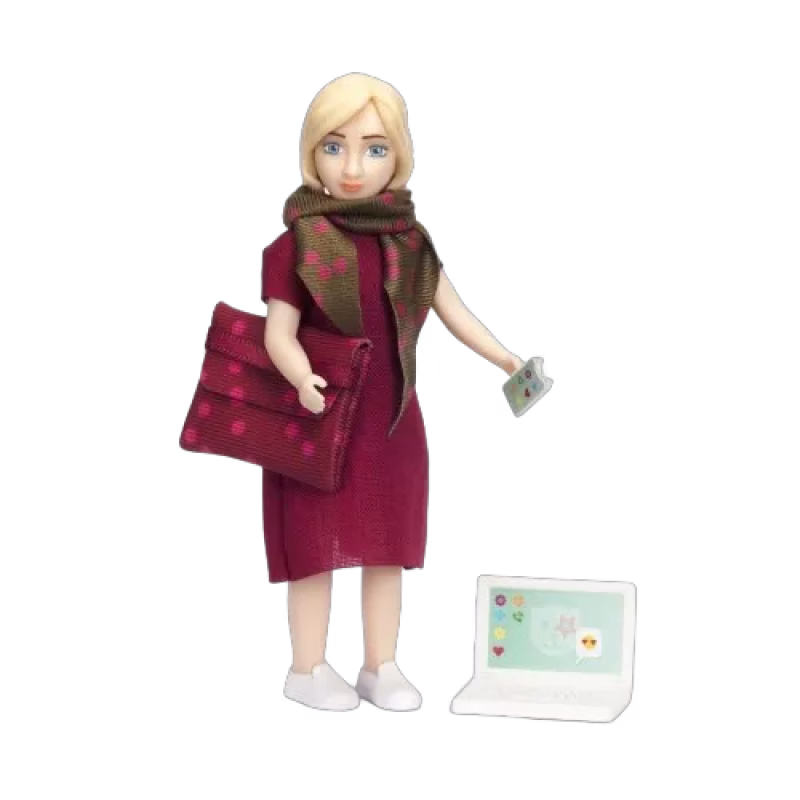 Lundby Docka med dator