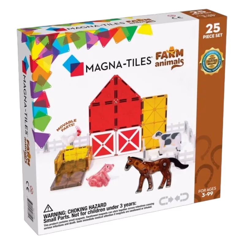 Magna-Tiles Farm Animals 25-delar