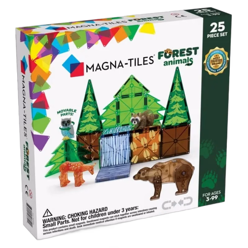 Magna-Tiles Forest Animals 25-delar