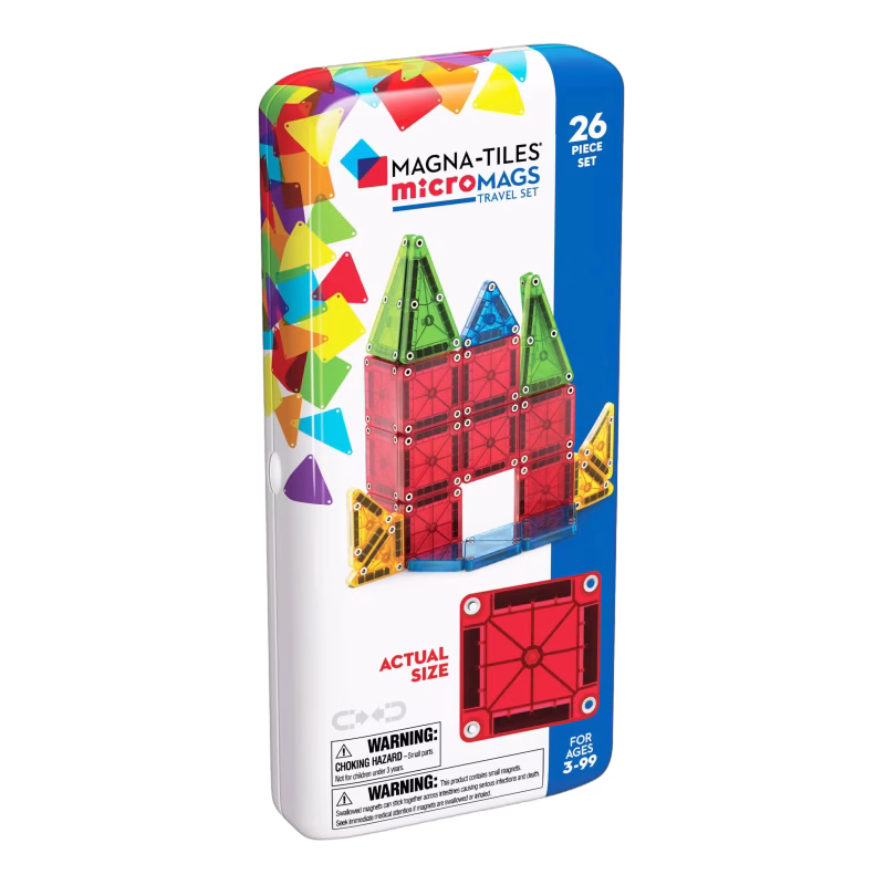 MAGNA-TILES MicroMAGS Travel Metallåda