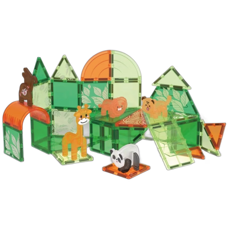 Mag&Play Exotiska djur 50 delar