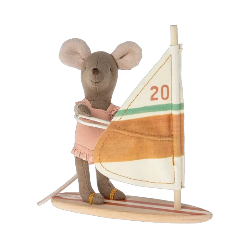 Maileg Strandmöss Surfer lillasyster