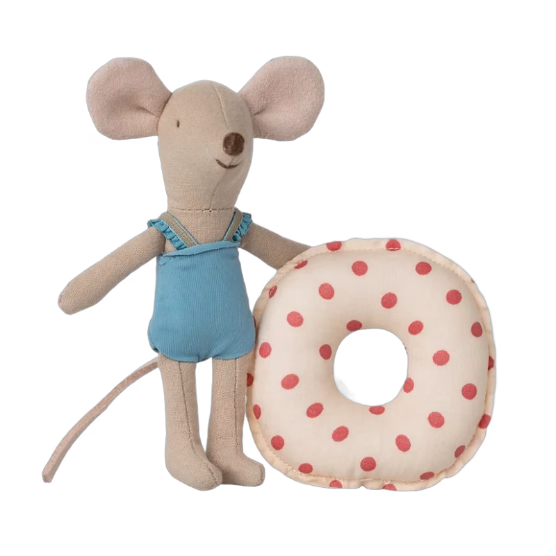 Maileg Strandmus med simring Lillasyster