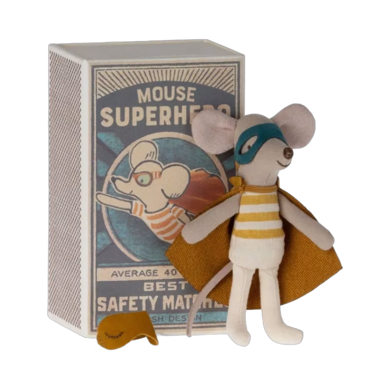 Maileg Superhjälte Lillebror Mus
