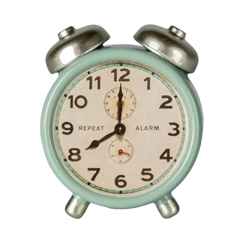 Maileg Väckarklocka Mus (Mint)