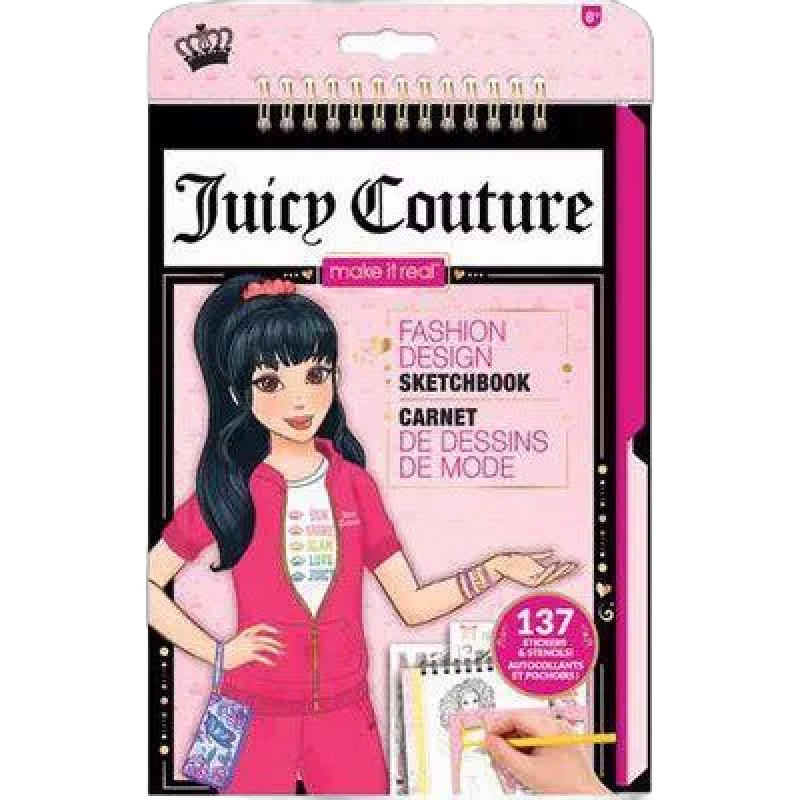 Make it Real Juicy Couture Fashion Sketchbook