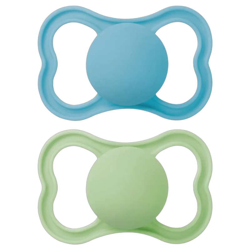 Mam Silikon Napp Air 2-pack Blå