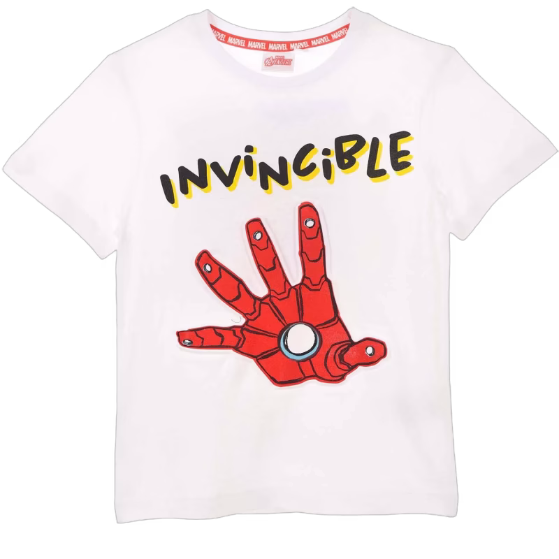 Marvel Avengers Classic T-shirt, White, 4 år