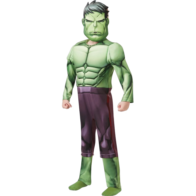 Marvel Avengers Deluxe Utklädnad Hulken 7-8 år