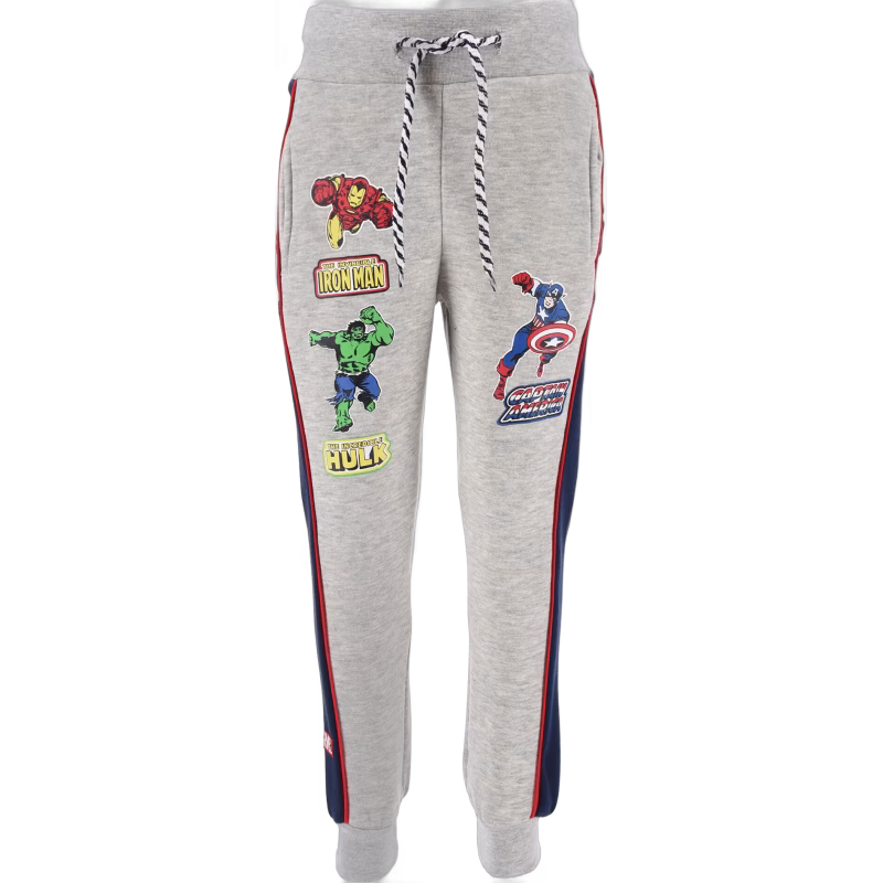 Marvel Avengers Mjukisbyxor, Ljusgråa, 10 år