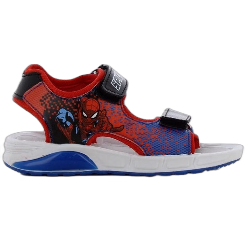 Marvel Spider-Man Blinkande Sandaler, Cobalt Blue/Red, 33