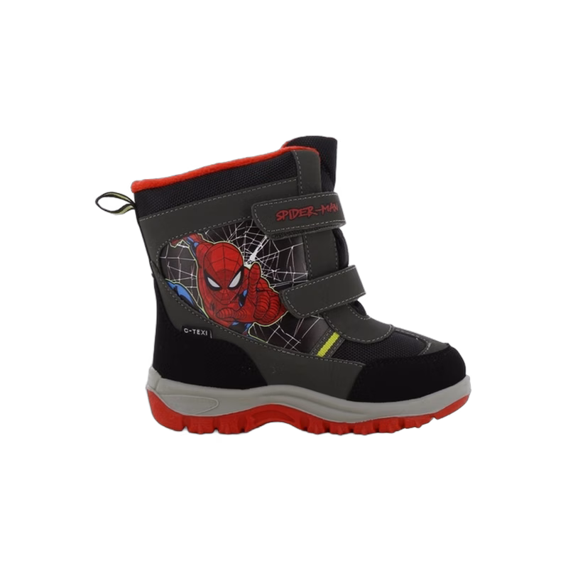 Marvel Spider-Man Vinterkängor, Dark Grey/Black, 29